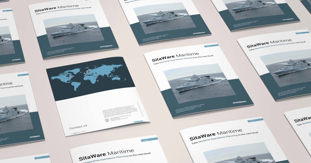 SitaWare Maritime Take Maritime Operations Planning to the next level